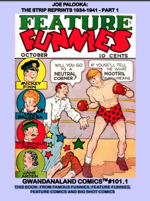cover image of Joe Palooka: The Strip Reprints 1934-1941 - Part 1